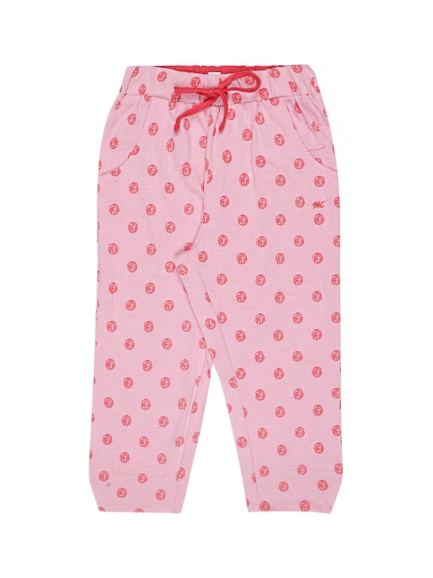 

Monte Carlo Girls Pink & Red Printed Capris