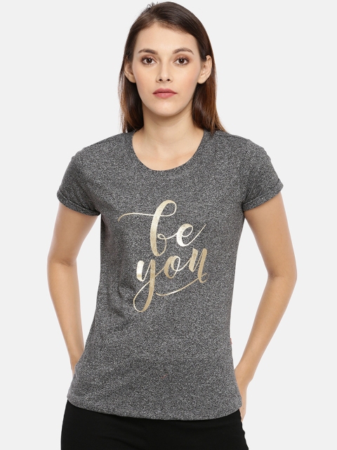 

GOLDSTROMS Women Grey Printed Pure Cotton Top