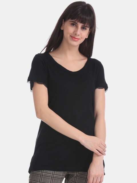 

Sugr Women Black Solid Top
