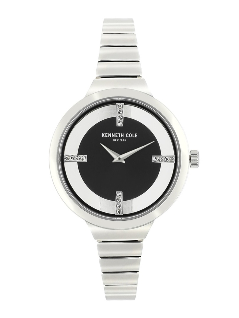 

Kenneth Cole Women Analogue Silver Toned Watch KC50187006LD, Black