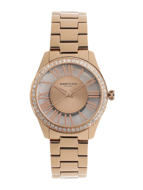 

Kenneth Cole Women Rose Gold-Toned Analogue Watch KC50121002LD