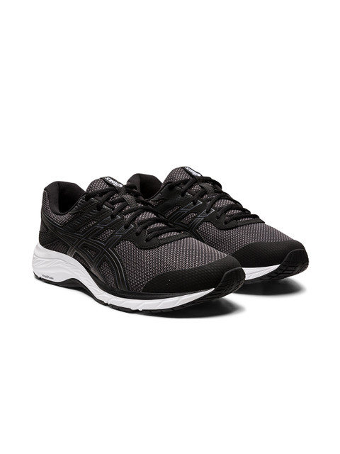 

ASICS Men Charcoal Black Gel Contend 6 Twist Running Shoes
