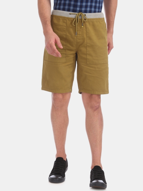 

Colt Men Brown Solid Regular Fit Regular Shorts