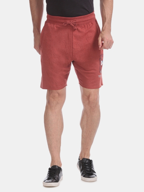 

Colt Men Rust Red Solid Regular Fit Regular Shorts