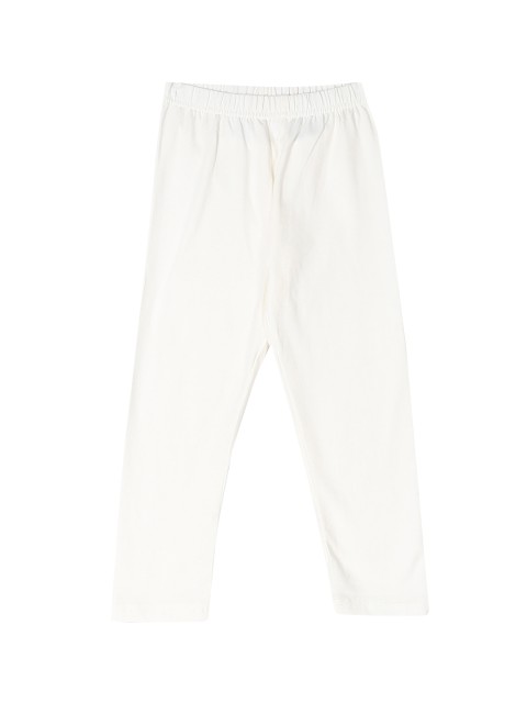 

Cherokee Girls White Solid Ankle-Length Leggings