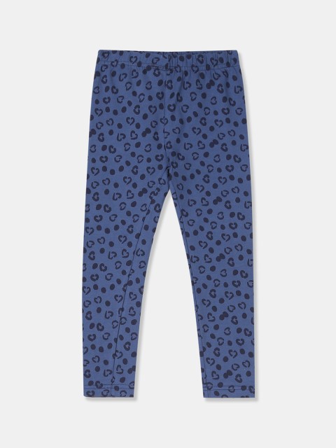 

Cherokee Girls Blue & Black Printed Ankle-Length Leggings