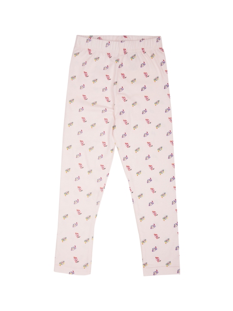 

Cherokee Girls Pink Toucan Print Ankle-Length Leggings