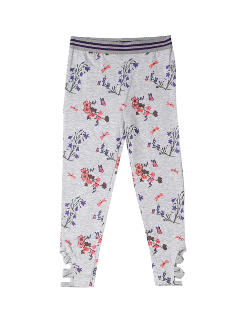 

Cherokee Girls Grey & Red Printed Ankle-Length Leggings