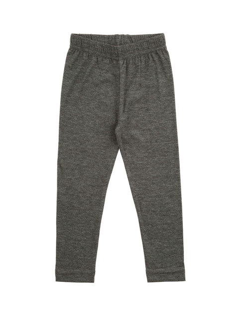 

Cherokee Girls Grey Solid Ankle-Length Leggings