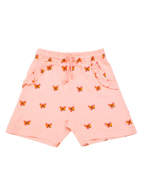 

Donuts Girls Pink Printed Regular Fit Shorts