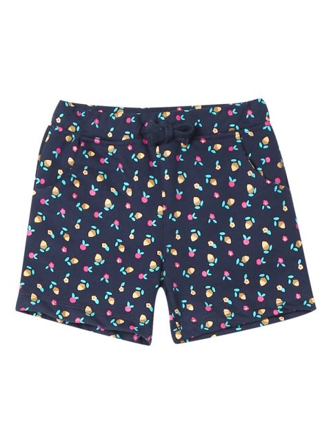 

Donuts Girls Navy Blue Printed Regular Fit Shorts