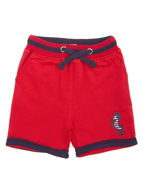 

Donuts Boys Red Striped Regular Fit Shorts