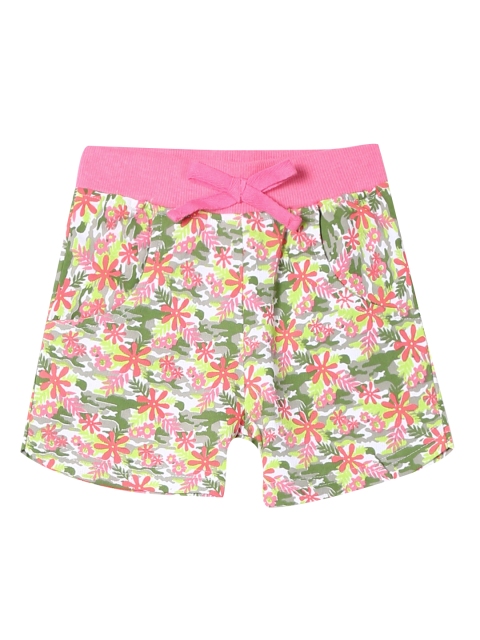 

Donuts Girls Multicoloured Floral Print Regular Fit Regular Shorts, Multi