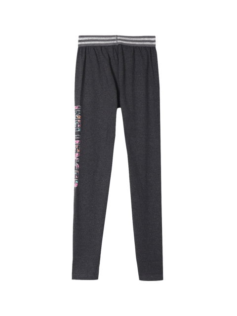 

Cherokee Girls Charcoal Grey Printed Ankle-Length Leggings