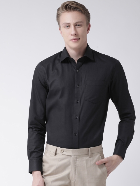 

COBB Men Black Slim Fit Solid Formal Shirt