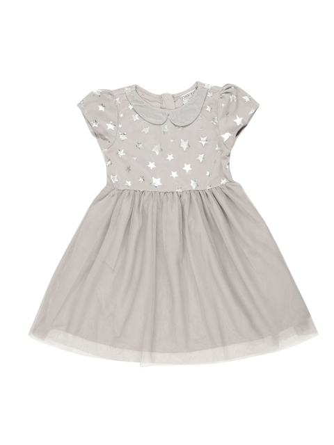 

Cherokee Girls Grey Printed Fit and Flare Dress