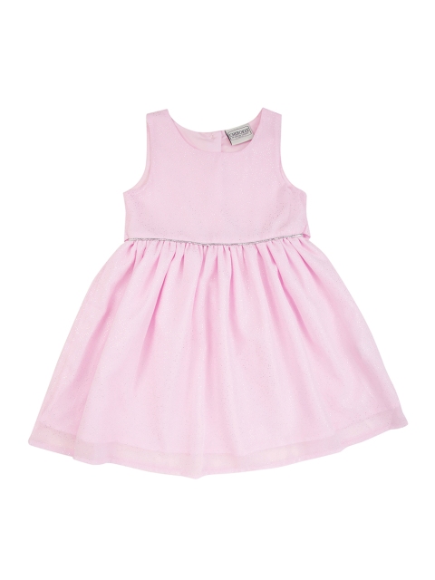 

Cherokee Girls Pink Embellished Fit and Flare Dress