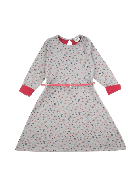 

Cherokee Girls Grey Printed Fit and Flare Dress