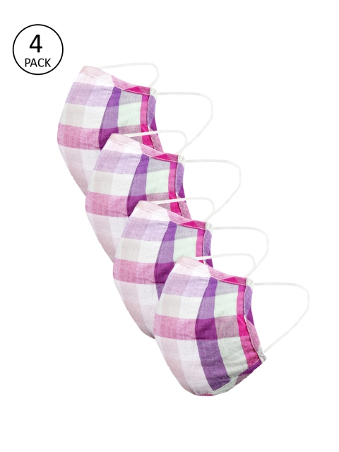 

naughty ninos Kids Pack Of 4 Purple 2-Ply Reusable Outdoor Masks