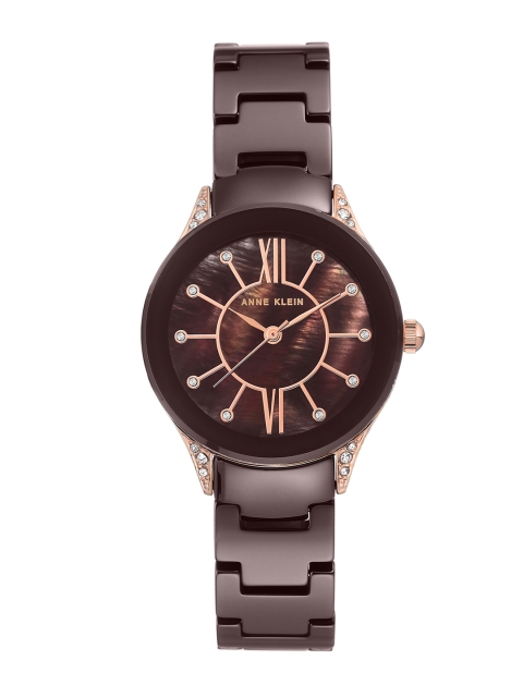 

ANNE KLEIN Women Brown Analogue Watch AK2388RGBN