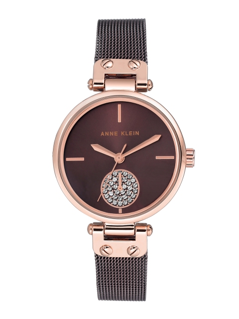 

ANNE KLEIN Women Brown Analogue Watch NBAK3001RGBN