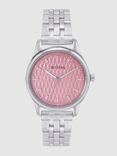 

Titan Women Pink Analogue Watch 2639SM01