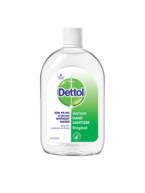 

Dettol Unisex Instant Hand Sanitizer 500 ml, Transparent