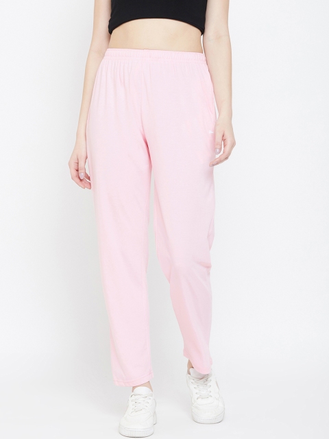 

Okane Women Pink Solid Track Pants