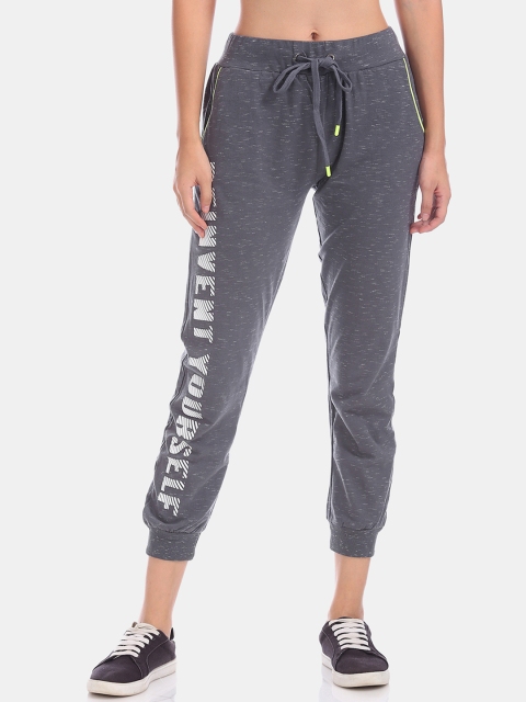 

Sugr Women Grey Solid Heathered Joggers