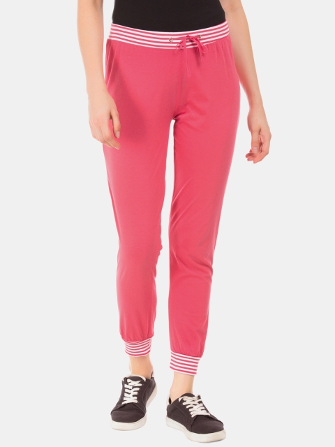 

Sugr Women Pink Solid Cropped Joggers