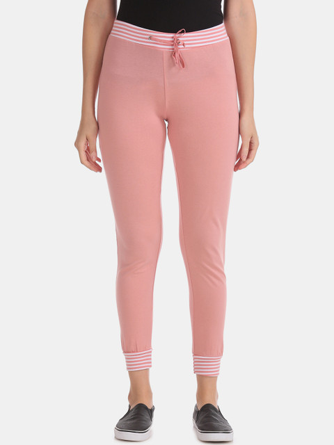 

Sugr Women Pink Solid Cropped Joggers
