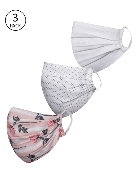 

JBN Creation Kids 3 Pcs 2 -Ply Reusable Protective Outdoor Cotton Masks, Pink