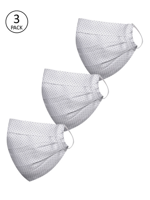 

JBN Creation Kids White 3 Pcs 2 -Ply Reusable Anti-Pollution Protective Outdoor