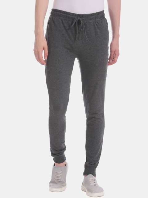

Colt Men Grey Solid Straight Fit Panelled Joggers