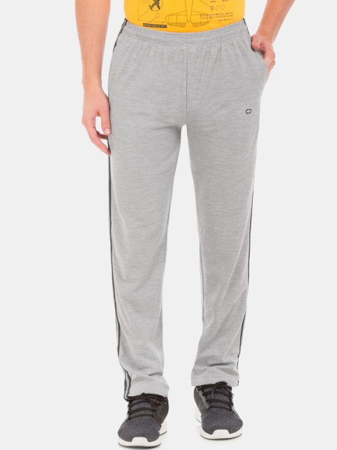 

Colt Men Grey Solid Pique Knit Straight Fit Track Pants