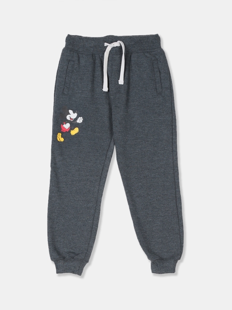 

Colt Boys Charcoal Grey Mickey Mouse Printed Joggers