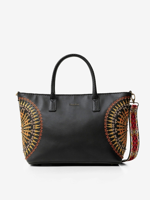 

Desigual Black Embellished Handheld Bag