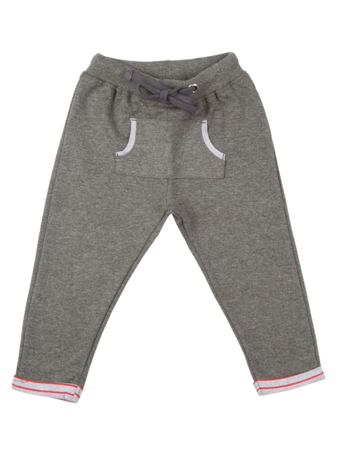 

Donuts Boys Grey Solid Heathered Track Pants
