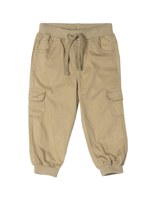 

Donuts Boys Khaki Solid Cargo Joggers