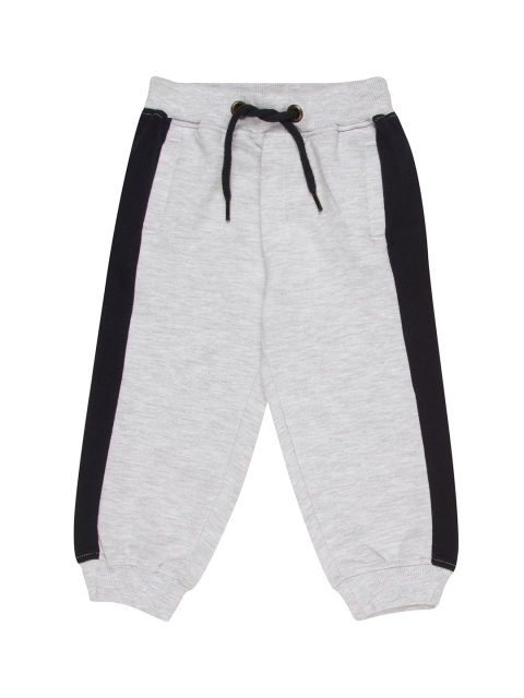

Donuts Boys Grey & Black Colourblocked Heathered Joggers