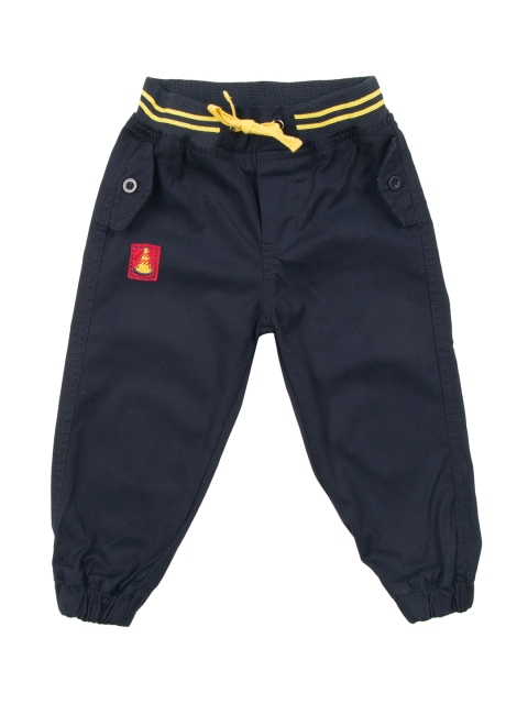 

Donuts Boys Navy Blue Solid Woven Joggers