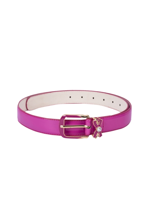 

BuckleUp Women Pink Embellished Belt