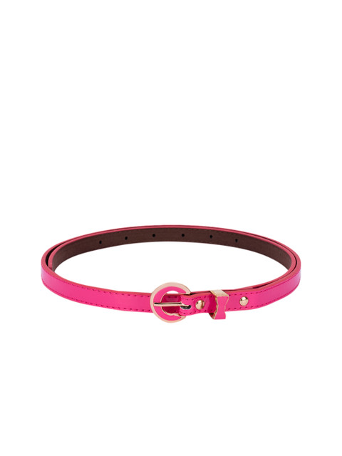 

BuckleUp Women Pink Solid Belt