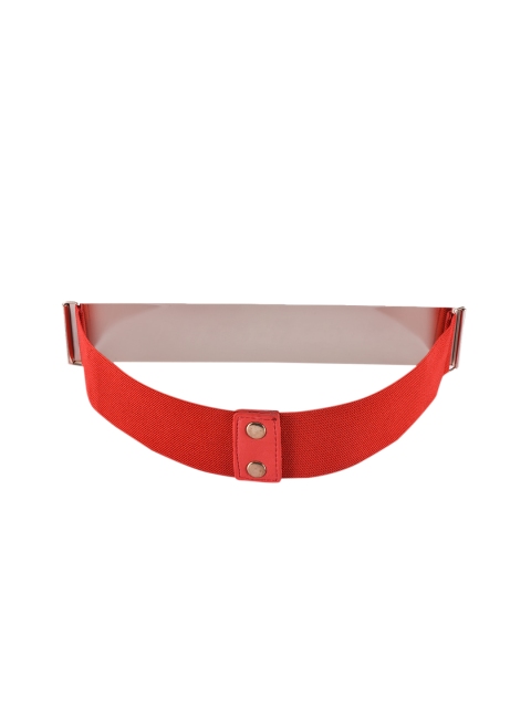 

BuckleUp Women Red & Pink Solid Belt