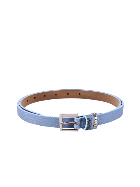 

BuckleUp Women Blue Textured Belt