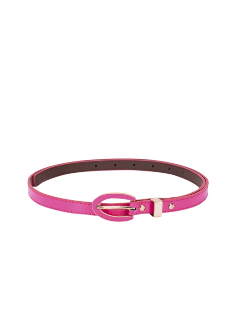 

BuckleUp Women Pink Solid Belt