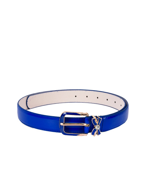 

BuckleUp Women Blue Solid Belt