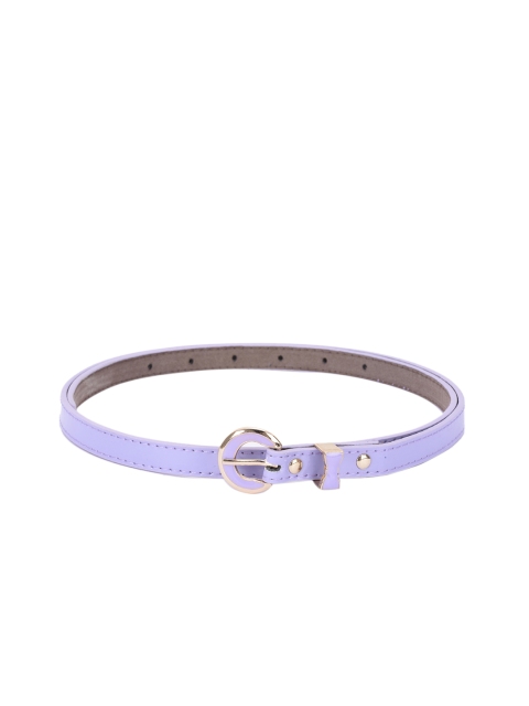 

BuckleUp Women Lavender Solid Belt