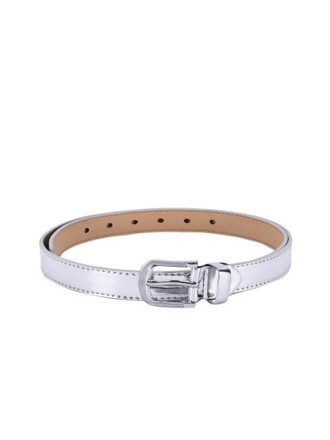 

BuckleUp Women Silver-Toned Solid Belt