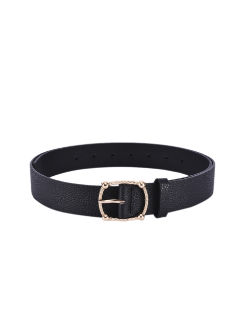 

BuckleUp Women Black Textured Belt